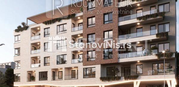 Slika 2 - Stan u zgradi, novogradnja, uknjižen, etažno grejanje, oglas ID p-08402