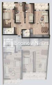 Slika 2 - Stan u zgradi, novogradnja, etažno grejanje, oglas ID p-07921