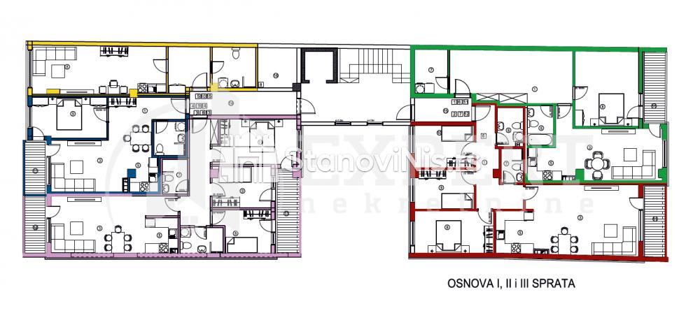 Slika 1 - Stan u zgradi, novogradnja, etažno grejanje, oglas ID p-05724