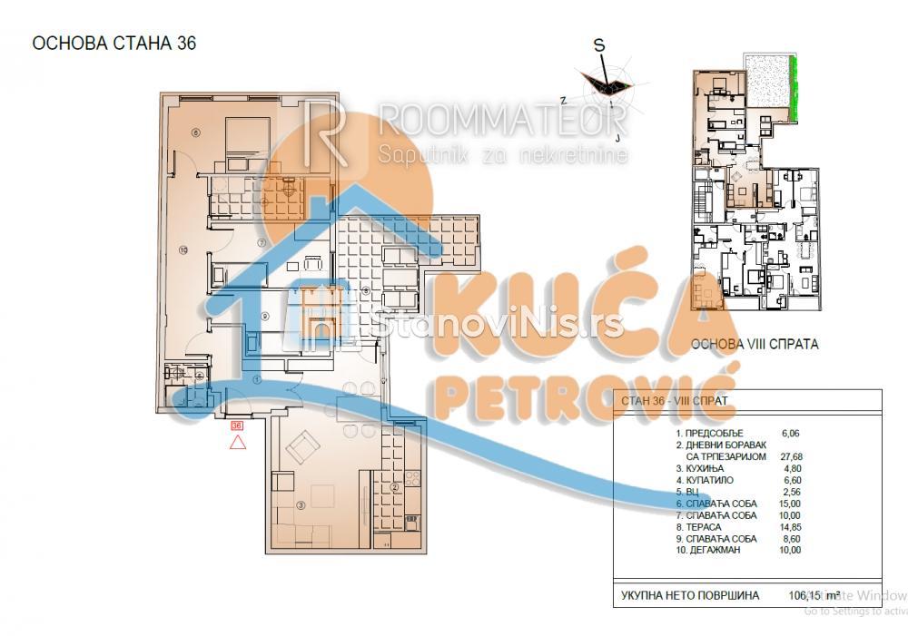 Slika 2 - Stan u zgradi, novogradnja, etažno grejanje, oglas ID p-09772