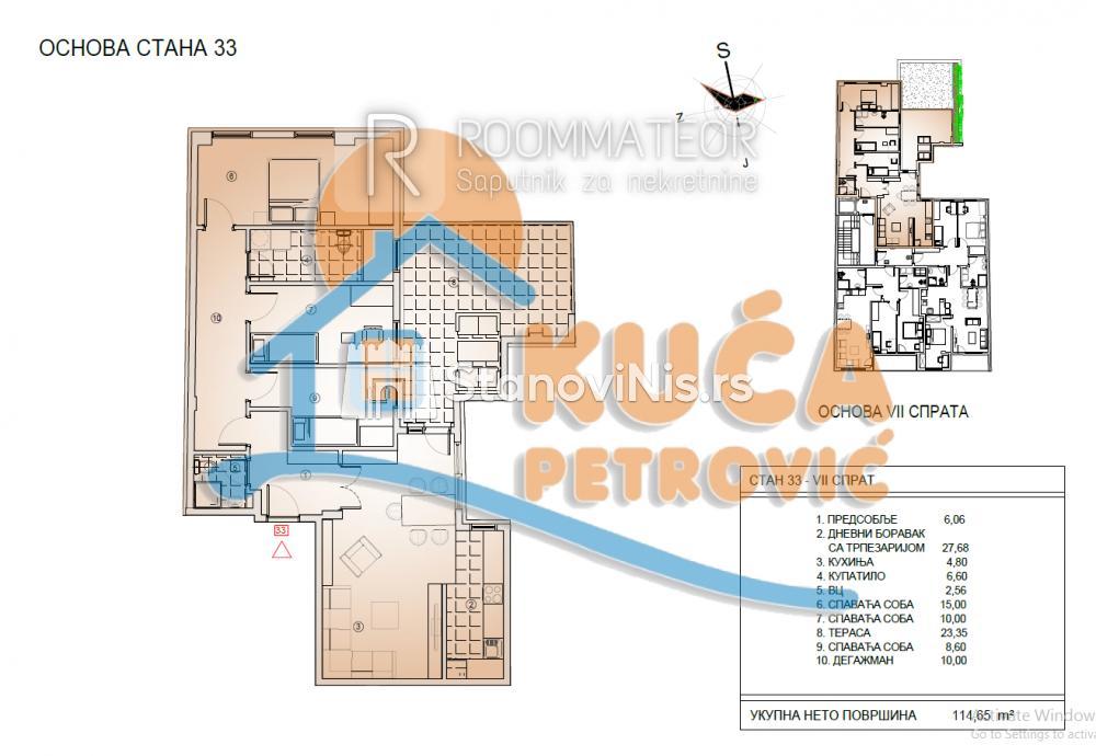 Slika 2 - Stan u zgradi, novogradnja, etažno grejanje, oglas ID p-09774
