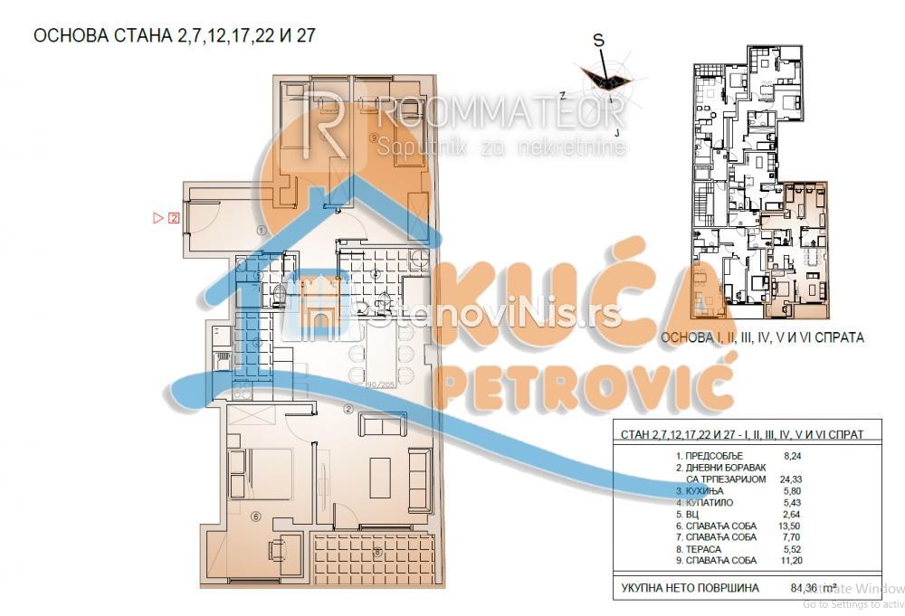 Slika 1 - Stan u zgradi, novogradnja, etažno grejanje, oglas ID p-09767
