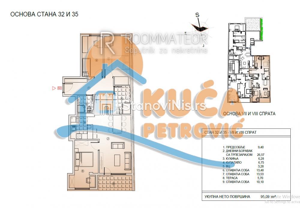Slika 2 - Stan u zgradi, novogradnja, etažno grejanje, oglas ID p-09765