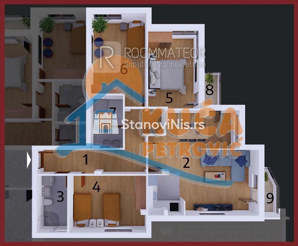 Glavna slika -Stan u zgradi, novogradnja, uknjižen, centralno grejanje, oglas ID p-08752