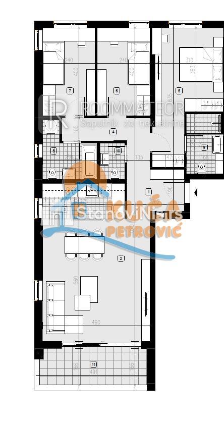 Slika 1 - Stan u zgradi, novogradnja, etažno grejanje, oglas ID p-08430