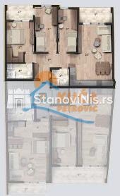 Slika 2 - Stan u zgradi, novogradnja, etažno grejanje, oglas ID p-07921