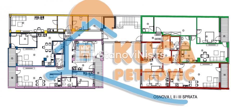 Slika 1 - Stan u zgradi, novogradnja, etažno grejanje, oglas ID p-05723
