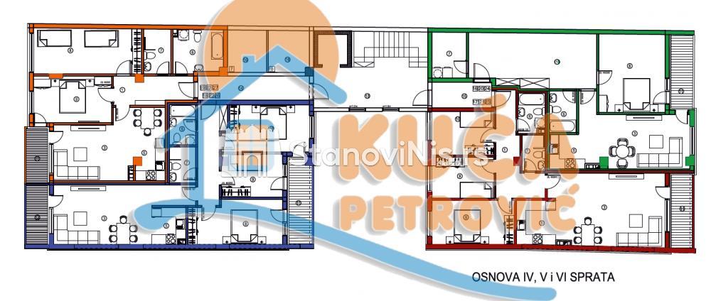 Slika 2 - Stan u zgradi, novogradnja, etažno grejanje, oglas ID p-05723