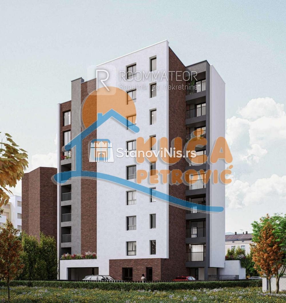 Glavna slika -Stan u zgradi, novogradnja, uknjižen, etažno grejanje, oglas ID p-010436