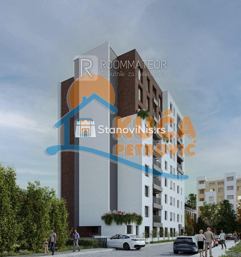 Slika 1 - Stan u zgradi, novogradnja, uknjižen, etažno grejanje, oglas ID p-010436