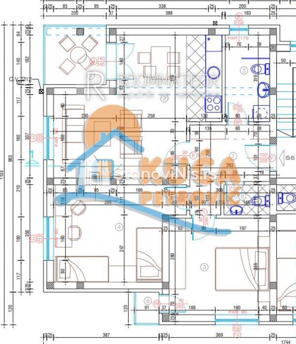 Glavna slika -Stan u zgradi, novogradnja, uknjižen, etažno grejanje, oglas ID p-011368