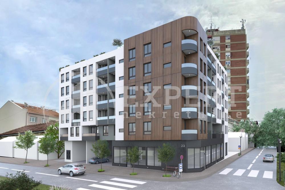 Glavna slika -Stan u zgradi, novogradnja, uknjižen, grejanje na struju, oglas ID p-011846