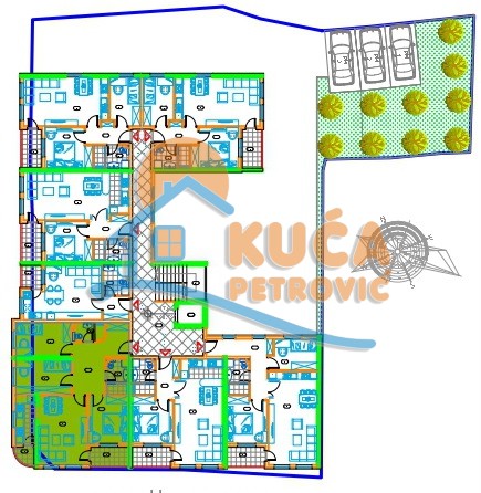Slika 2 - Stan u zgradi, novogradnja, uknjižen, grejanje na struju, oglas ID p-011846