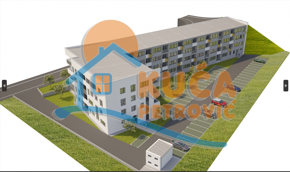 Slika 2 - Stan u zgradi, novogradnja, etažno grejanje, oglas ID p-012259