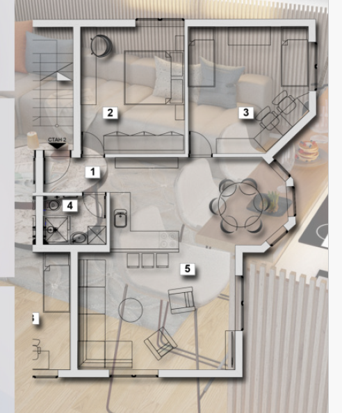 Slika 3 - Dvoiposoban stan u kvalitetnoj i modernoj novogradnji na atraktivnoj lokaciji u Durlanu ID#5634