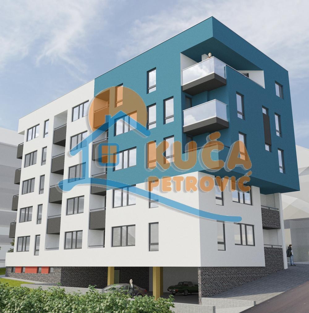 Glavna slika -Stan u zgradi, novogradnja, uknjižen, grejanje na struju, oglas ID p-012613