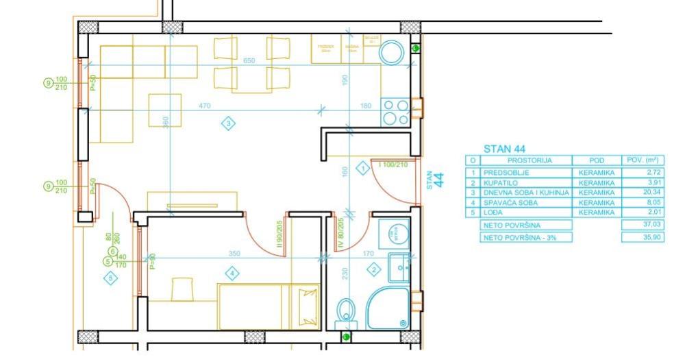Slika 5 - Jednoiposoban stan u kvalitetnoj novogradnji sa PDV-om, Apelovac ID#5694