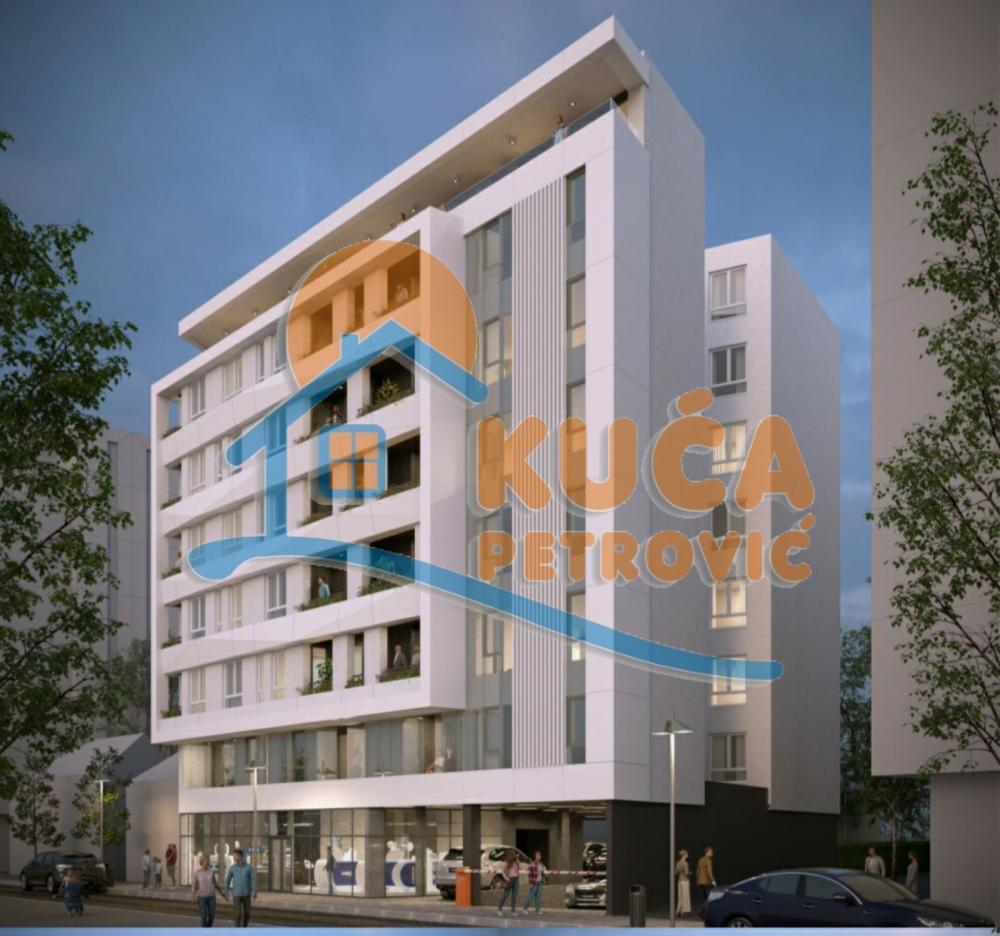 Glavna slika -Stan u zgradi, novogradnja, uknjižen, centralno grejanje, oglas ID p-012971