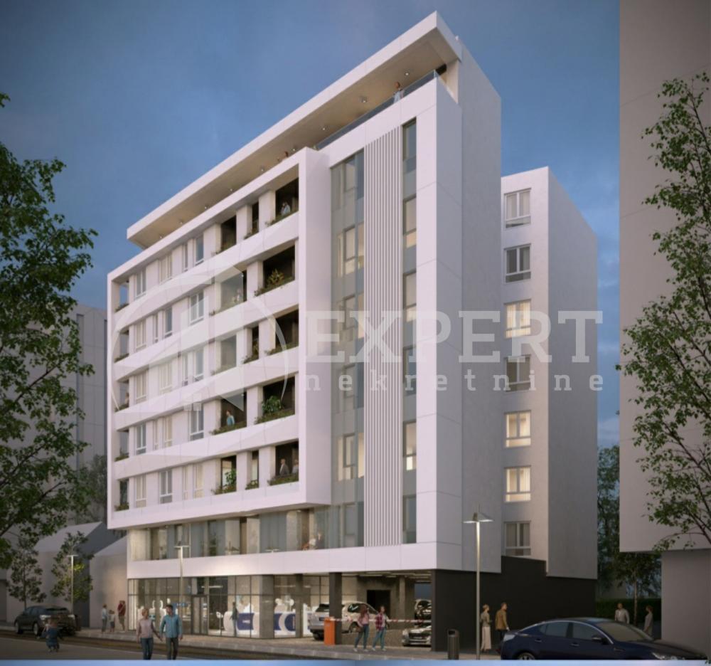 Glavna slika -Stan u zgradi, novogradnja, uknjižen, centralno grejanje, oglas ID p-012984