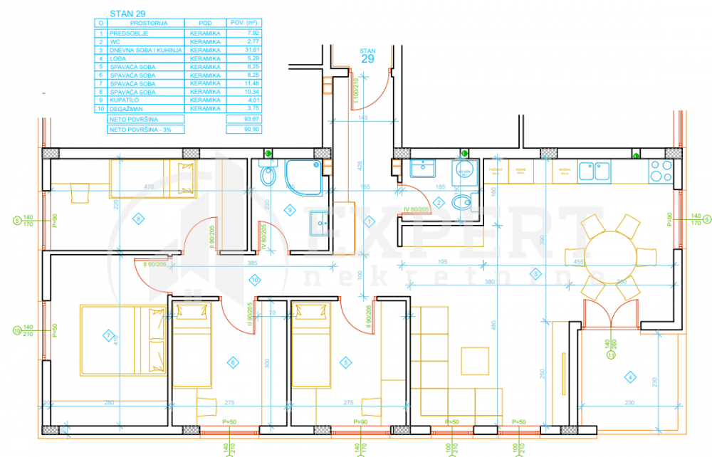 Slika 6 - Stan u zgradi, novogradnja, etažno grejanje, oglas ID p-012997