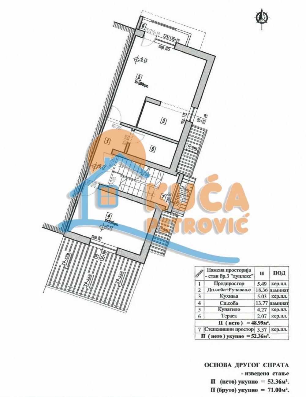 Slika 11 - Stan u zgradi, uknjižen, grejanje na struju, oglas ID p-013072