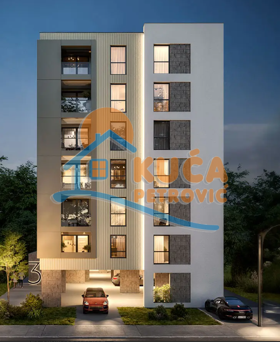 Slika 2 - Stan u zgradi, novogradnja, etažno grejanje, oglas ID p-013191