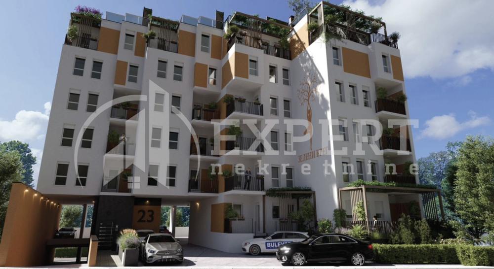 Slika 1 - Stan u zgradi, novogradnja, uknjižen, etažno grejanje, oglas ID p-013520