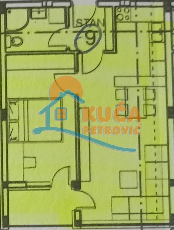 Slika 4 - Stan u zgradi, novogradnja, etažno grejanje, oglas ID p-013610