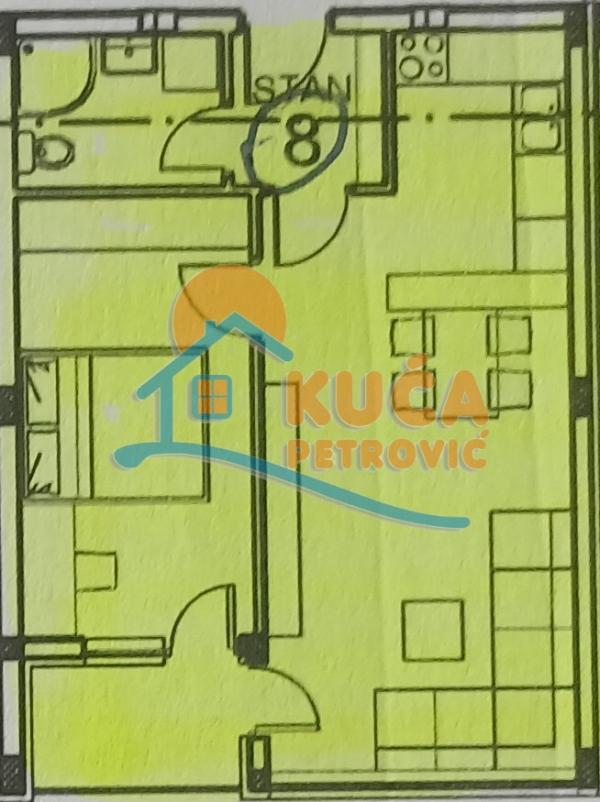 Slika 5 - Stan u zgradi, novogradnja, etažno grejanje, oglas ID p-013612