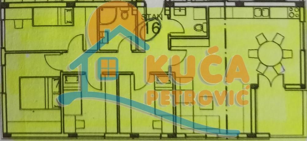 Slika 5 - Stan u zgradi, novogradnja, etažno grejanje, oglas ID p-013613