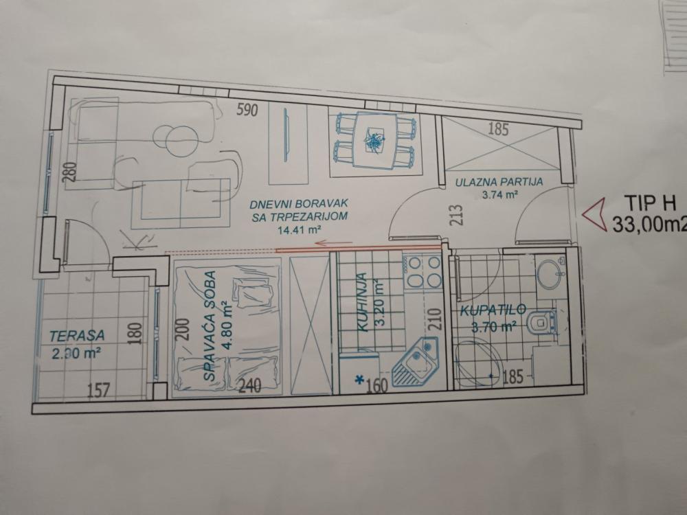 Slika 1 - Prodajem Garsonjeru/ jednosoban stan u Nisu