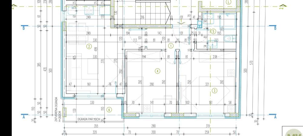 Slika 2 - Dvoiposoban stan u izgradnji sa parking mestom, Pantelej ID#6397