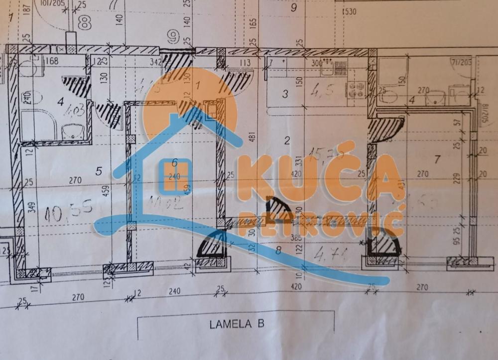 Slika 7 - Stan u zgradi, novogradnja, uknjižen, etažno grejanje, oglas ID p-05350