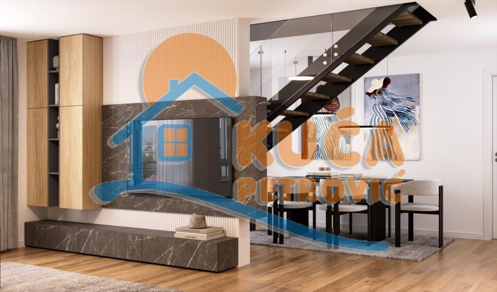 Glavna slika -Stan u zgradi, novogradnja, uknjižen, etažno grejanje, oglas ID p-013995