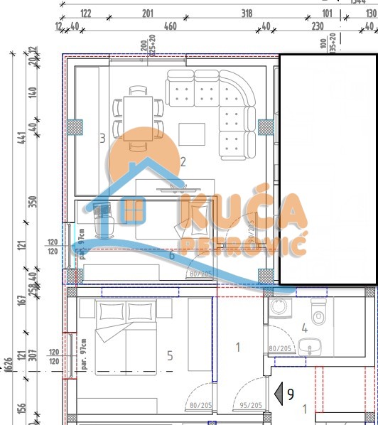 Slika 3 - Stan u zgradi, novogradnja, uknjižen, grejanje na struju, oglas ID p-014326