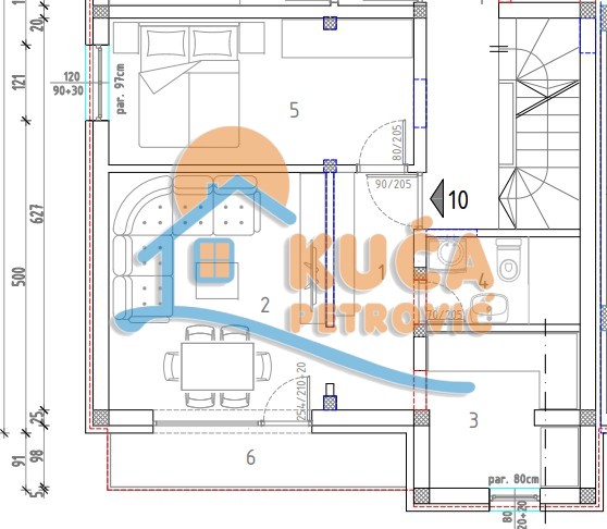 Slika 3 - Stan u zgradi, novogradnja, uknjižen, grejanje na struju, oglas ID p-014327