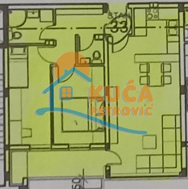 Slika 5 - Stan u zgradi, novogradnja, etažno grejanje, oglas ID p-014318