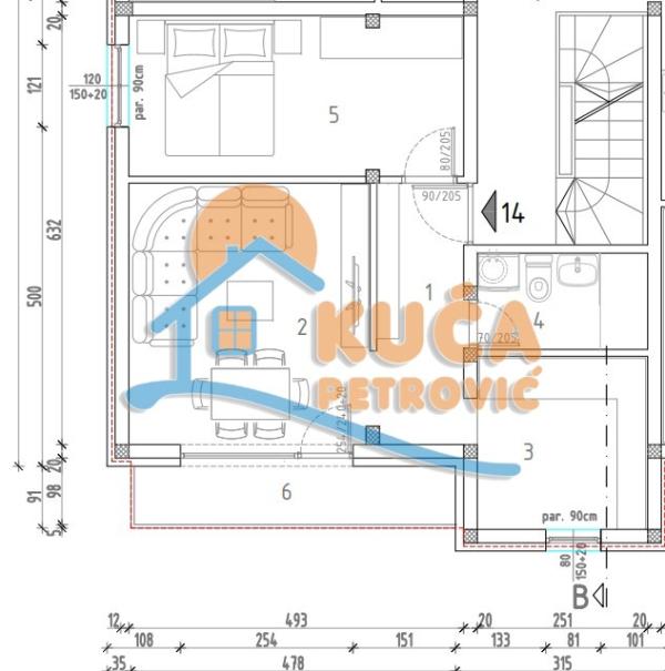 Slika 6 - Stan u zgradi, novogradnja, grejanje na struju, oglas ID p-014290