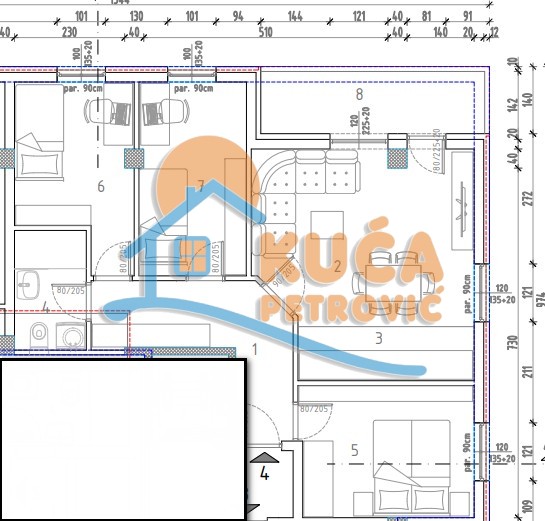 Slika 3 - Stan u zgradi, novogradnja, grejanje na struju, oglas ID p-014283