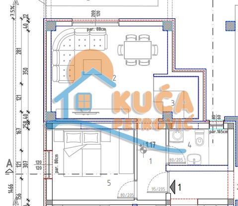 Slika 3 - Stan u zgradi, novogradnja, grejanje na struju, oglas ID p-014280