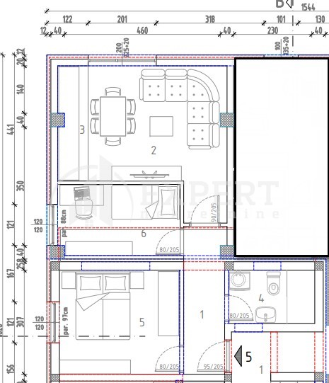 Slika 2 - Stan u zgradi, novogradnja, grejanje na struju, oglas ID p-014284
