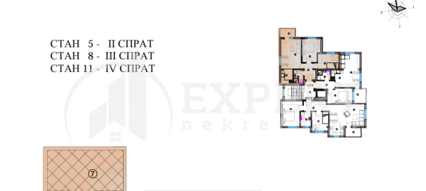 Slika 4 - Stan u zgradi, novogradnja, uknjižen, grejanje na struju, oglas ID p-014301