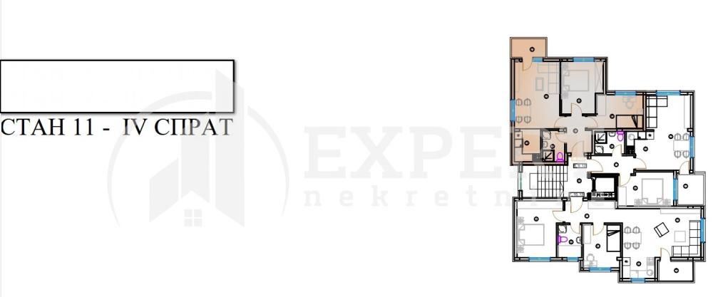 Slika 4 - Stan u zgradi, novogradnja, grejanje na struju, oglas ID p-014315