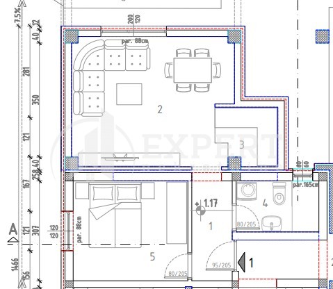 Slika 3 - Stan u zgradi, novogradnja, grejanje na struju, oglas ID p-014281
