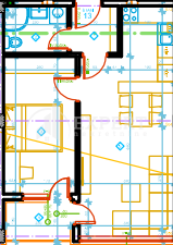 Slika 1 - Stan u zgradi, novogradnja, etažno grejanje, oglas ID p-012264