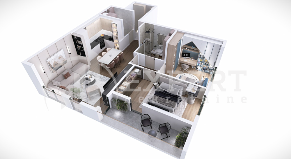 Slika 10 - Stan u zgradi, novogradnja, etažno grejanje, oglas ID p-014429