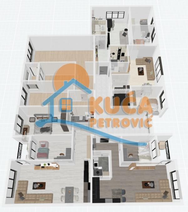 Slika 3 - Stan u zgradi, novogradnja, uknjižen, centralno grejanje, oglas ID p-014365