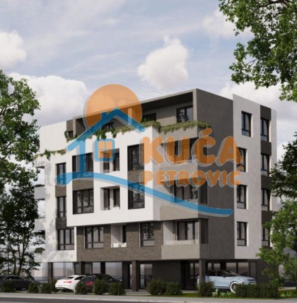 Glavna slika -Stan u zgradi, novogradnja, uknjižen, etažno grejanje, oglas ID p-014524