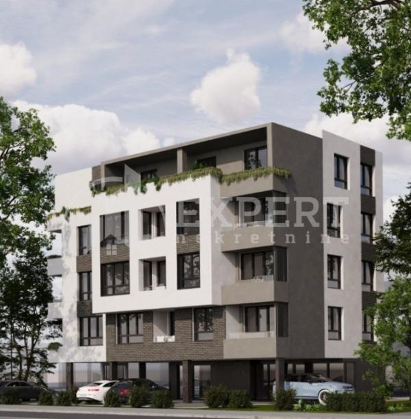 Glavna slika -Stan u zgradi, novogradnja, uknjižen, etažno grejanje, oglas ID p-014524