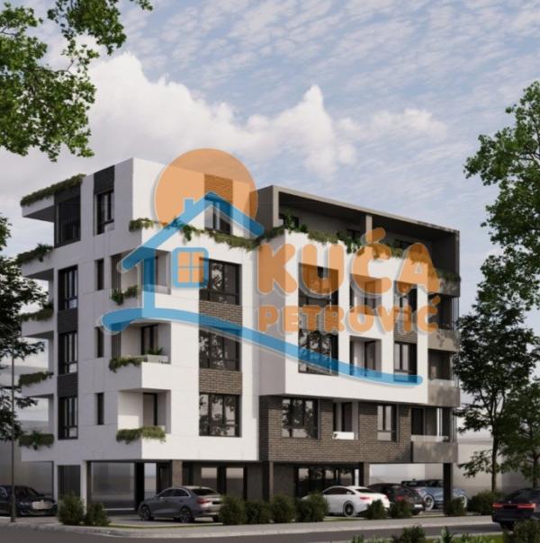 Slika 1 - Stan u zgradi, novogradnja, uknjižen, etažno grejanje, oglas ID p-014568